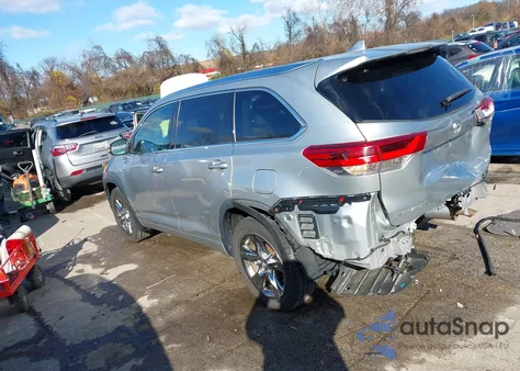 2018 Toyota Highlander Limited Platinum z USA, uszkodzony, nr VIN 5TDDZRFH7JS853809